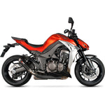 Scorpion RP-1 GP Carbon Round Exhaust - Kawasaki Z1000 2014 - 2016 No Panniers