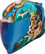 Icon Unisex Airflite Pleasuredome 4 Helmet - Blue