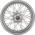 Drag Specialties Laced Wheel For Harley Davidson XL 1200 C 2010-2020 16x3 Front - Chrome Silver