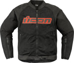 Icon Unisex Overlord3 Mesh Jacket - Black Dark Grey