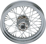 Drag Specialties Laced Wheel For Harley Davidson FLSTC1340 1997-1999 16x3 Rear - Chrome Silver