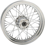 Drag Specialties Laced Wheel For Harley Davidson FLST 1450 16x3 Front - Chrome Silver