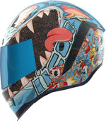 Icon Unisex Airform 9 Lives Helmet - Blue