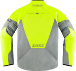 Icon Unisex Mesh AF Jacket - Grey Hi-Vis Yellow