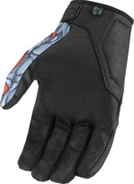 Icon Hooligan Kryola Kreep Gloves - Black Grey Red