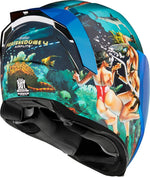 Icon Unisex Airflite Pleasuredome 4 Helmet - Blue