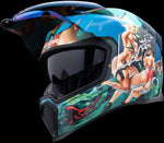 Icon Unisex Airflite Pleasuredome 4 Helmet - Blue