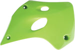 UFO Radiator Scoops - Kawasaki KX 80 1991-97 - Green