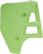 UFO Radiator Scoops - Kawasaki KX125 1988-89 - Green