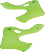 UFO Radiator Scoops - Kawasaki KX 125/250 1999-2001 - Green