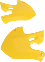 UFO Radiator Scoops - Suzuki RM125/250 1999-2000 - Yellow