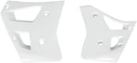 UFO Radiator Scoops - Yamaha YZ250 1990-92 - White