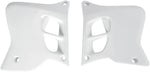 UFO Radiator Scoops - Yamaha YZ 125/250 1993-95 - White