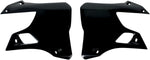 UFO Radiator Scoops - Yamaha YZ 125/250 1996-2001 - Black