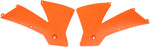 UFO Radiator Scoops - KTM EXC 2003-04, SX 2001-04 - Orange