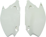 UFO Side Panels - Kawasaki KX 125/250 2003-08 - White