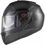 Black Optimus SV Max Vision Flip Front Motorcycle Helmet