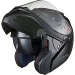 Black Optimus SV Max Vision Flip Front Motorcycle Helmet