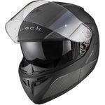 Black Optimus SV Max Vision Flip Front Motorcycle Helmet