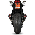 Scorpion Serket Taper Carbon Oval Exhaust - Kawasaki Z1000 2010 - 2013