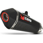 Scorpion Serket Taper Carbon Oval Exhaust - Kawasaki Z1000 2010 - 2013