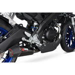 Scorpion Serket Taper Carbon Oval Exhaust - Yamaha MT-125 Full System 2014 - 2018