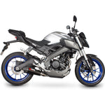 Scorpion Serket Taper Carbon Oval Exhaust - Yamaha MT-125 Full System 2014 - 2018