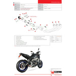 Scorpion Serket Taper Carbon Oval Exhaust - Yamaha MT-09 Full System 2013 - 2020