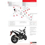 Scorpion Serket Parallel Carbon Oval Exhaust - Honda NC 750 2014 - 2018