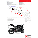 Scorpion Serket Taper Satin Titanium Oval Exhaust - Honda CBR 1000 RR 2014 - 2016