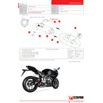 Scorpion RP-1 GP Carbon Round Exhaust - Honda CBR 1000 RR 2014 - 2016