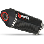 Scorpion Serket Parallel Carbon Oval Exhaust - Suzuki V-Strom 1000 2014 - 2019