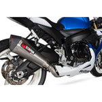 Scorpion Serket Taper Stainless Oval Exhaust - Suzuki GSXR 600/750 K11 Full System 2011 - 2019