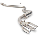 Scorpion Car Exhaust Cat-Back System Twin STW - Audi TT MK2 2.0 TDI Quattro 2009 - 2014