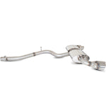 Scorpion Exhaust Turbo-Back + Sports Cat (Res) Quad Daytona - Audi TT S MK2 08-14