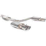 Scorpion Exhaust Cat-Back Quad Daytona - Audi A4 B8 2.0 TFSi 2WD Manual 08+