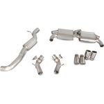 Scorpion Exhaust Cat-Back (Res) Quad Monaco - Audi S3 2.0T 8V 3 Door & Sportback 13+