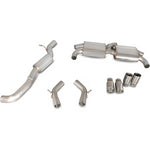 Scorpion Exhaust Cat-Back (Res) Quad Daytona - Audi S3 2.0T 8V 3 Door & Sportback 2013-2016