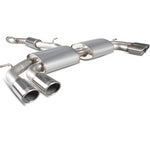 Scorpion Exhaust Cat-Back (Res) Quad Monaco - Audi S3 2.0T 8V Saloon 13+