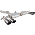 Scorpion Exhaust Cat-Back (Valved) Quad Monaco BLK - Audi S3 2.0T 8V 3 Door & Sportback 13 - 16