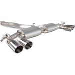 Scorpion Exhaust Cat-Back (Valved) Quad Daytona - Audi S3 2.0T 8V 3 Door & Sportback 2013 - 2016