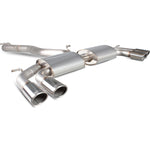 Scorpion Exhaust Cat-Back (Non Valved) Quad Monaco - Audi S3 2.0T 8V 3 Door & Sportback 13 - 16