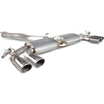 Scorpion Exhaust Cat-Back (Valved) Quad Monaco - Audi S3 2.0T 8V 3 Saloon 13 - 16