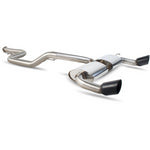 Scorpion Exhaust Cat-Back Twin Daytona BLK - Ford Focus MK2 RS 2009 - 2011