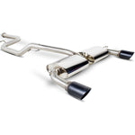 Scorpion Exhaust Cat-Back Twin Daytona BLK - Ford Focus MK2 ST 225 2.5 Turbo 2006 - 2011