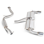 Scorpion Exhaust Cat-Back (Res) Twin Daytona - Ford Focus MK2 ST 225 2.5 Turbo 2006 - 2011