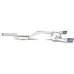 Scorpion Exhaust Cat-Back (Res) Twin Daytona BLK - Ford Focus MK2 ST 225 2.5 Turbo 2006-2011