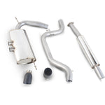 Scorpion Exhaust Cat-Back (Res) Twin Daytona BLK - Ford Focus MK3 ST 250 Hatch 12-19