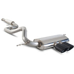 Scorpion Exhaust Cat-Back (Res) Twin Serket BLK - Ford Focus MK3 ST 250 Estate 12+