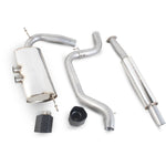 Scorpion Exhaust Cat-Back (Res) Twin Serket BLK - Ford Focus MK3 ST 250 Estate 12+